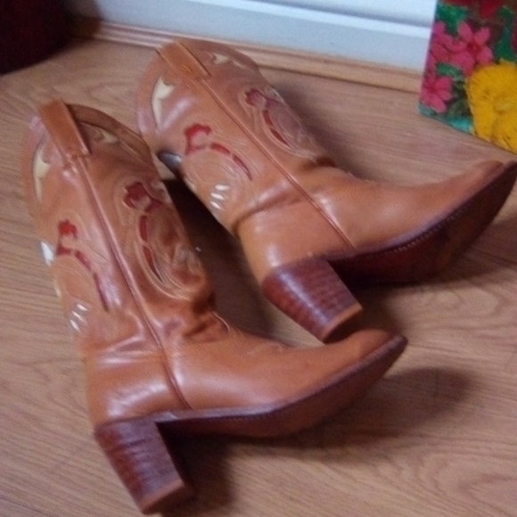Vintage Miss Capezio Cowboy/'Boho Boots - Picture 5 of 9